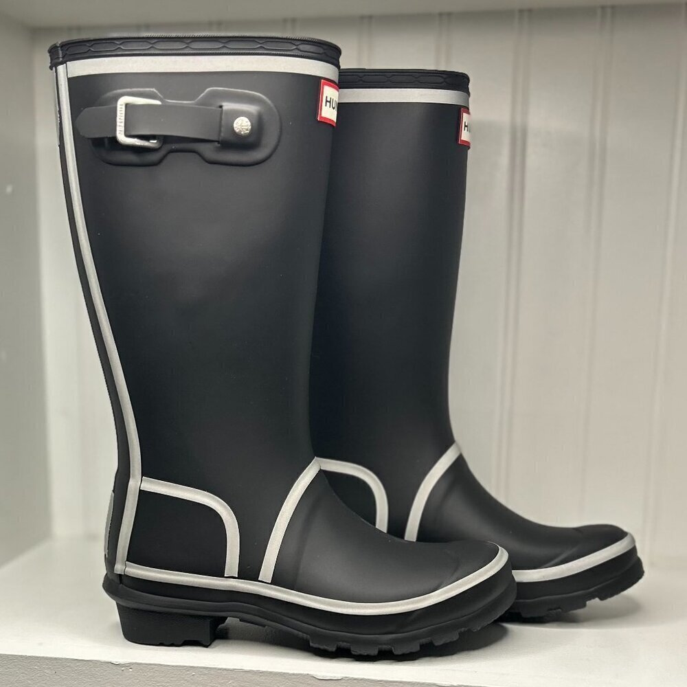 Hunter original reflective outline boot in US 2 Little Kid